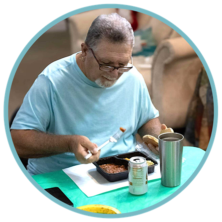 social dining website1 RESIZED man eating meal
