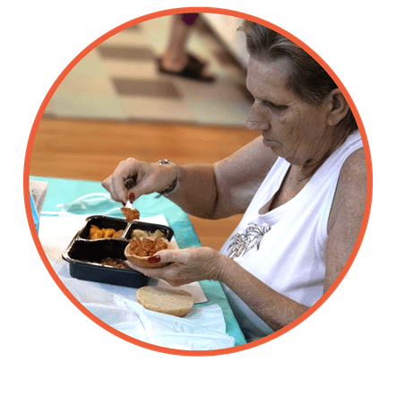 social dining website2 RESIZED woman eating meal