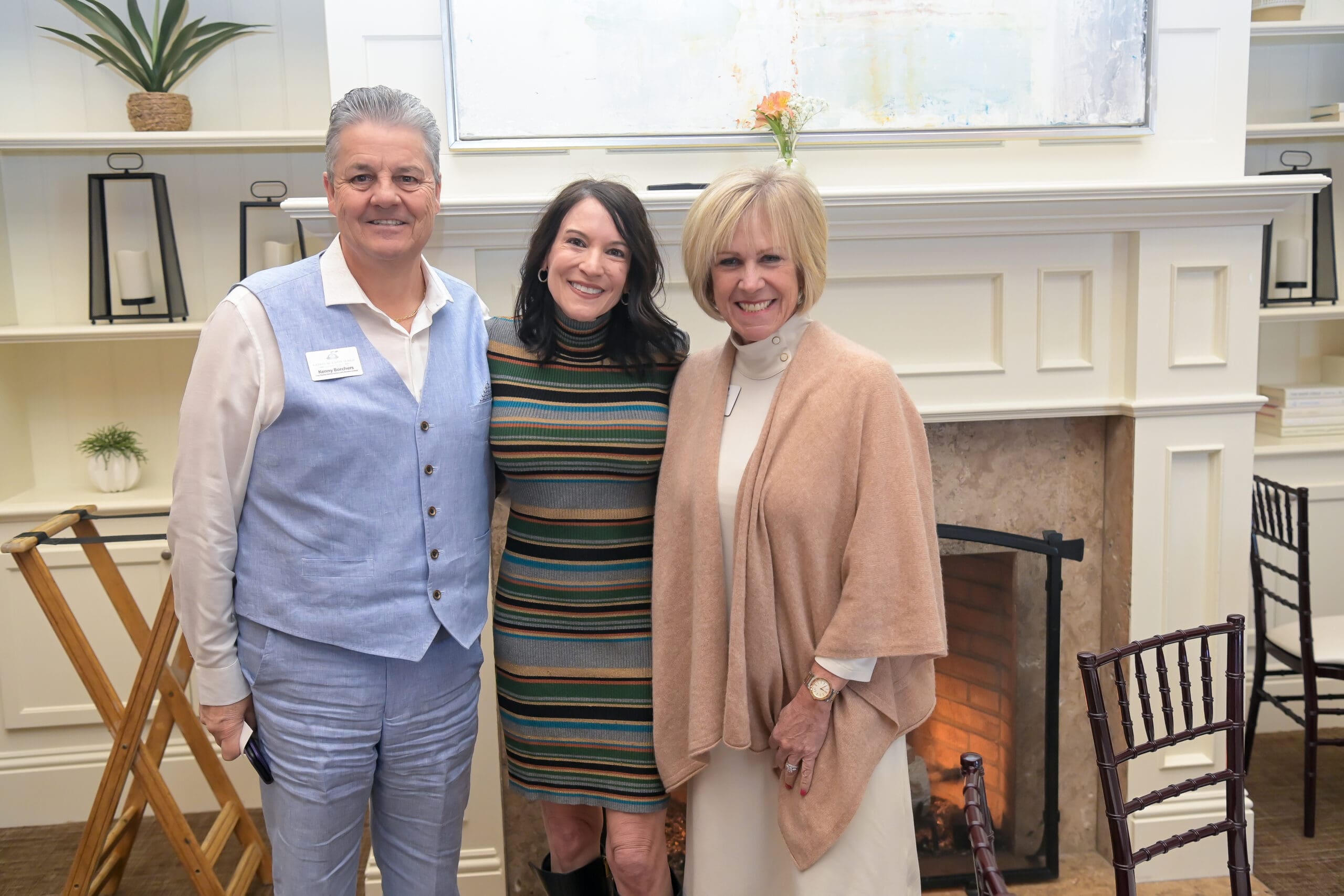 Friends gathered for a picture during the Living Joyfully luncheon.