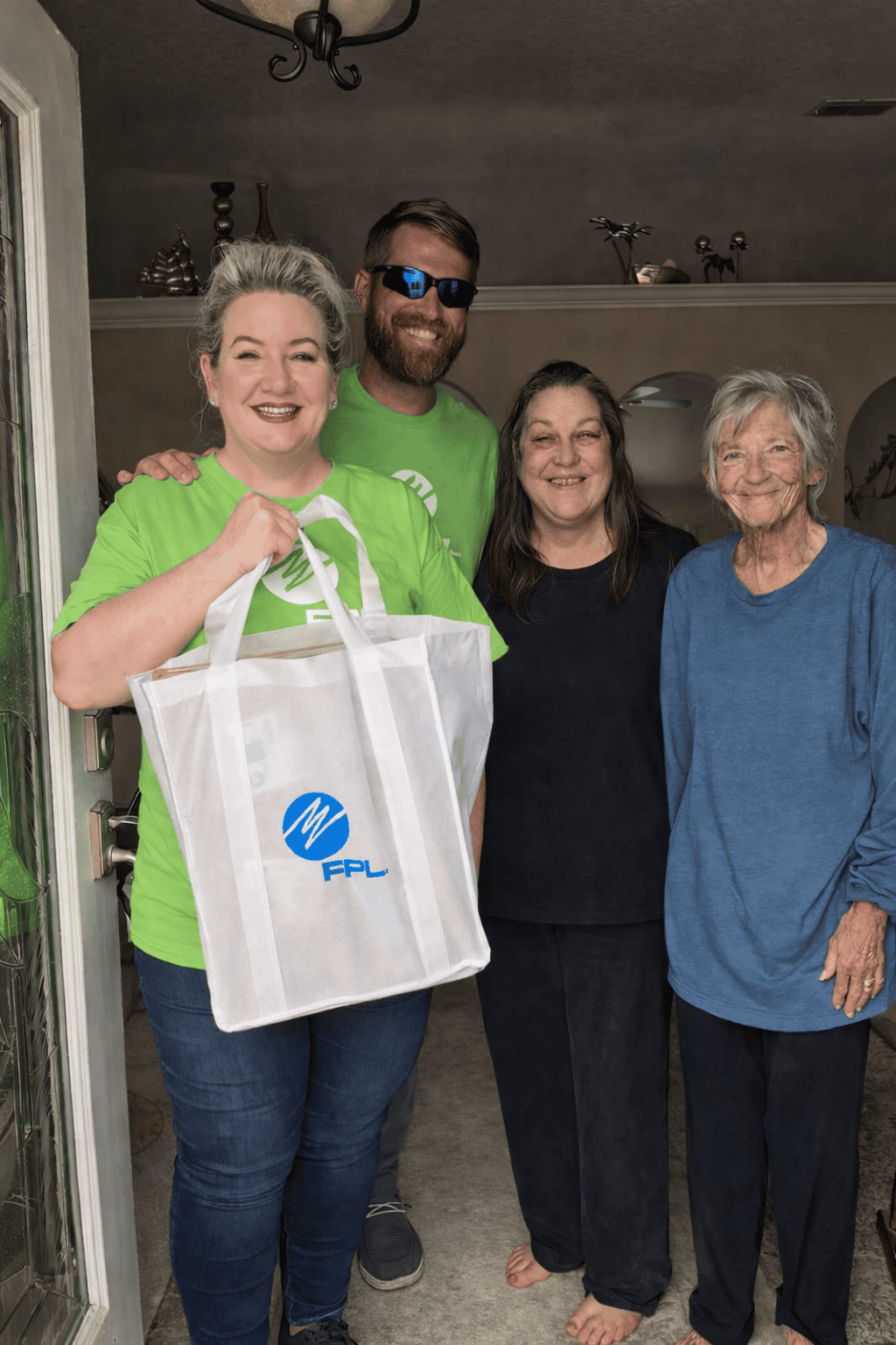 FPL staff helping deliver meal kits to local seniors FPL staff helping deliver meal kits to local seniors
