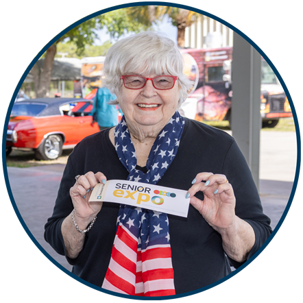 Expo 2027 Website Image (2) A senior attending Senior Expo